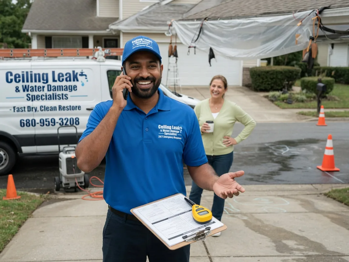 Ceiling Leak Cleanup Apple Springs, TX FAQs